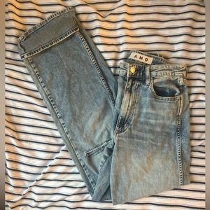 Amo Willa slim flare high rise jeans